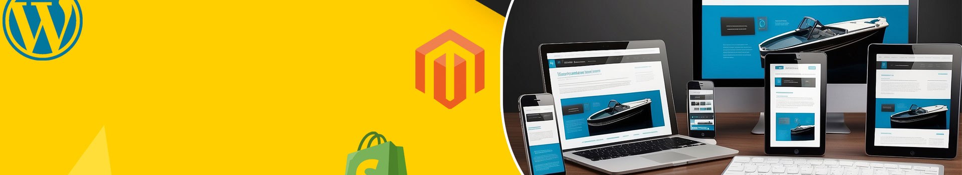 Website design and development banner